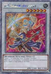 XX-Saber Hyunlei (Platinum Secret Rare) #RA04-EN140