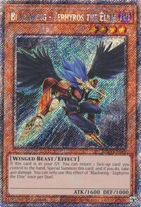 Blackwing - Zephyros the Elite (Platinum Secret Rare) #RA04-EN145