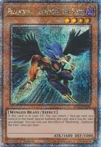 Blackwing - Zephyros the Elite (Quarter Century Secret Rare) #RA04-EN145