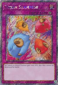Token Stampede (Platinum Secret Rare) #RA04-EN149
