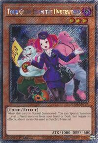 Tour Guide from the Underworld (Alternate Art) (Platinum Secret Rare) #RA04-EN157