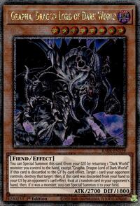 Grapha, Dragon Lord of Dark World (Quarter Century Secret Rare) #RA04-EN159