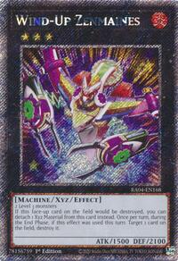 Wind-Up Zenmaines (Platinum Secret Rare) #RA04-EN168