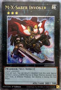 M-X-Saber Invoker (Quarter Century Secret Rare) #RA04-EN169