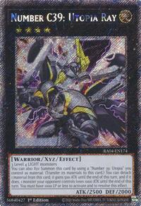 Number C39: Utopia Ray (Platinum Secret Rare) #RA04-EN174