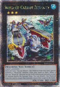 Wind-Up Carrier Zenmaity (Quarter Century Secret Rare) #RA04-EN175