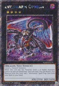Evilswarm Ophion (Platinum Secret Rare) #RA04-EN179