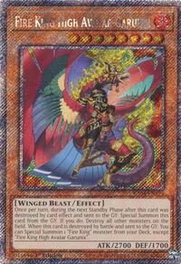 Fire King High Avatar Garunix (Platinum Secret Rare) #RA04-EN194
