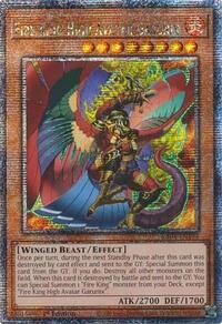 Fire King High Avatar Garunix (Quarter Century Secret Rare) #RA04-EN194