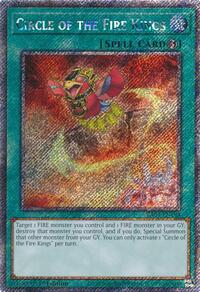 Circle of the Fire Kings (Platinum Secret Rare) #RA04-EN195