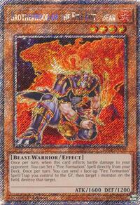 Brotherhood of the Fire Fist - Bear (Platinum Secret Rare) #RA04-EN198