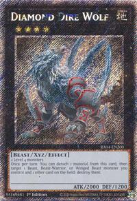 Diamond Dire Wolf (Platinum Secret Rare) #RA04-EN200