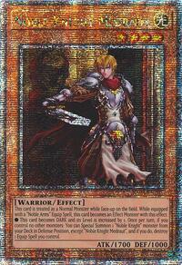 Noble Knight Medraut (Quarter Century Secret Rare) #RA04-EN205