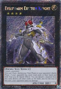Evilswarm Exciton Knight (Platinum Secret Rare) #RA04-EN212