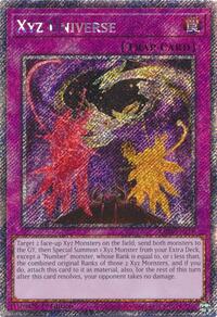 Xyz Universe (Platinum Secret Rare) #RA04-EN218