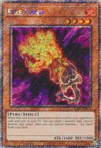 Fire Hand (Platinum Secret Rare) #RA04-EN224