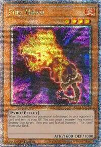 Fire Hand (Quarter Century Secret Rare) #RA04-EN224