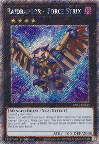 Raidraptor - Force Strix (Platinum Secret Rare) #RA04-EN243