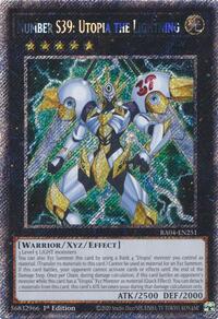 Number S39: Utopia the Lightning (Platinum Secret Rare) #RA04-EN251