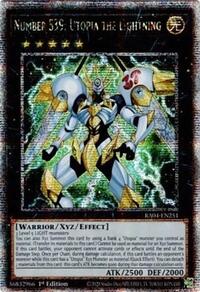 Number S39: Utopia the Lightning (Quarter Century Secret Rare) #RA04-EN251
