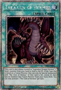 The Claw of Hermos (Platinum Secret Rare) #RA04-EN256