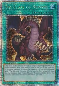 The Claw of Hermos (Quarter Century Secret Rare) #RA04-EN256