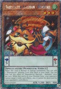 Majespecter Raccoon - Bunbuku (Platinum Secret Rare) #RA04-EN259