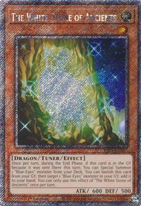 The White Stone of Ancients (Platinum Secret Rare) #RA04-EN267