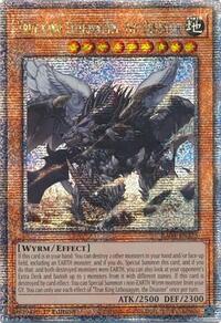 True King Lithosagym, the Disaster (Quarter Century Secret Rare) #RA04-EN275