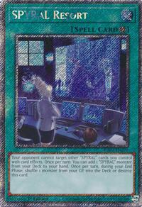 SPYRAL Resort (Platinum Secret Rare) #RA04-EN277