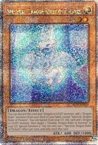 Spectral, Dragon Ruler of Flickers (Quarter Century Secret Rare) #ALIN-EN018
