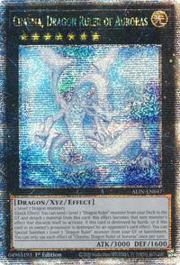 Chasma, Dragon Ruler of Auroras (Quarter Century Secret Rare) #ALIN-EN047