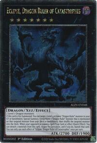 Eclipse, Dragon Ruler of Catastrophes (Quarter Century Secret Rare) #ALIN-EN048