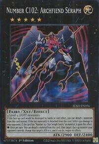 Number C102: Archfiend Seraph #JUSH-EN056