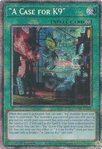 "A Case for K9" (Starlight Rare) #JUSH-EN040