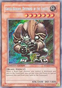 Green Baboon, Defender of the Forest #RP02-EN099