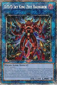 D/D/D Sky King Zeus Ragnarok (Starlight Rare) #DOOD-EN049