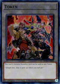 Token: Axel & Volcanic Doomfire #TKN5-EN033