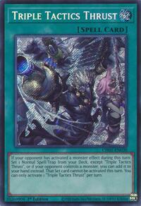 Triple Tactics Thrust (Secret Rare) #CH01-EN030