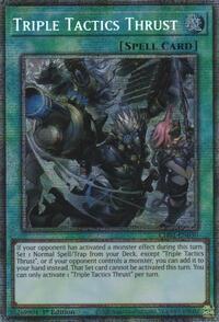 Triple Tactics Thrust (Starlight Rare) #CH01-EN030