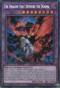 The Dragon that Devours the Dogma (Secret Rare) #CH01-EN041