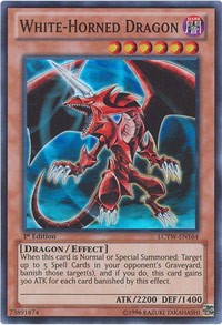 White-Horned Dragon #LCYW-EN164