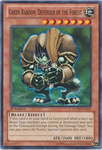 Green Baboon, Defender of the Forest #LCYW-EN165