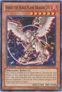 Horus the Black Flame Dragon LV6 #LCYW-EN198