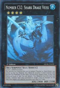 Number C32: Shark Drake Veiss (Ghost Rare) #ABYR-EN039
