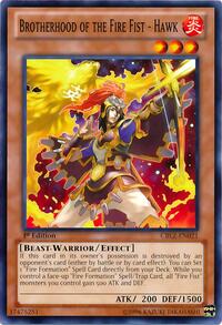 Brotherhood of the Fire Fist - Hawk #CBLZ-EN021