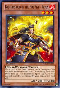 Brotherhood of the Fire Fist - Raven #CBLZ-EN022