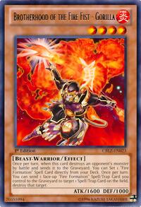 Brotherhood of the Fire Fist - Gorilla #CBLZ-EN023