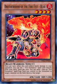 Brotherhood of the Fire Fist - Bear #CBLZ-EN024