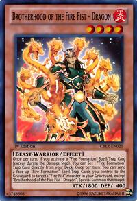 Brotherhood of the Fire Fist - Dragon #CBLZ-EN025